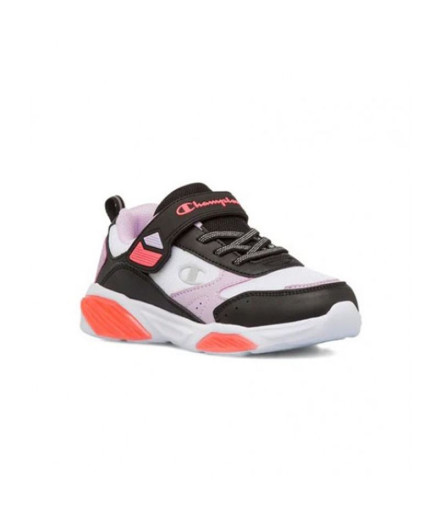 Chaussures Champion WAVE G Low Cut Fille Blanc/Corail/Lilas