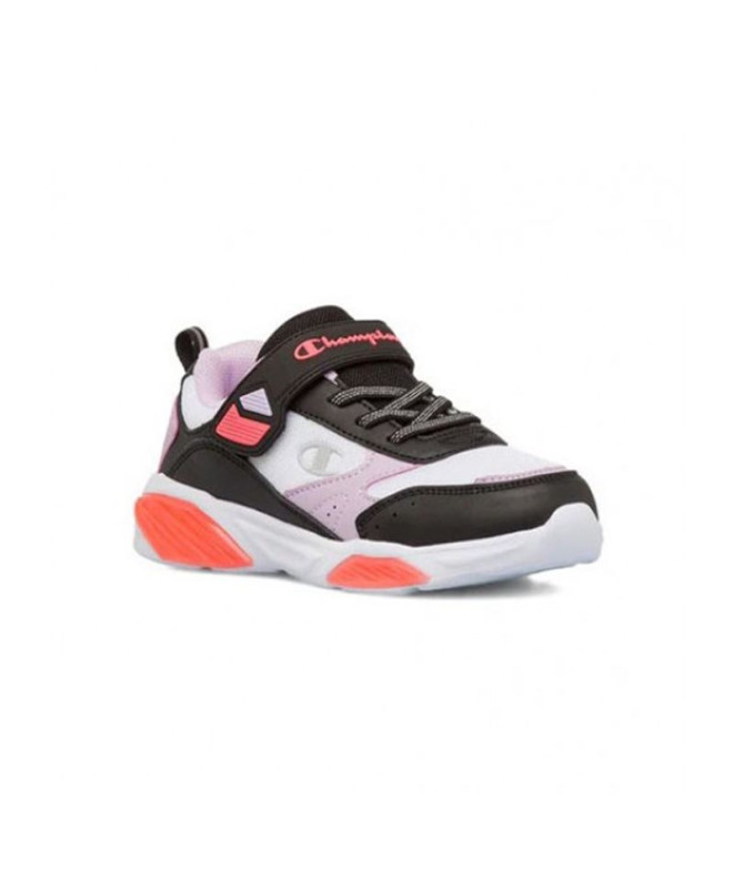 Zapatillas Champion WAVE G Low Cut Niña Blanco/Coral/Lila