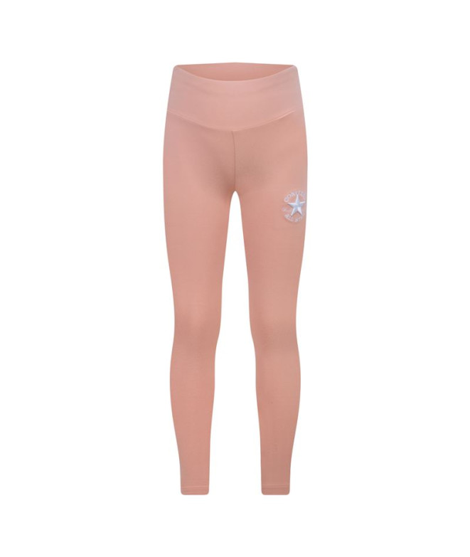 Set Converse Cnvg Boxy Tee & Legging Set Niña Flamenco Desvanecido