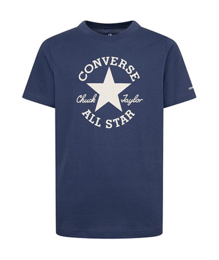 T-shirt Converse Dissected Chuck Patch Enfant Marine