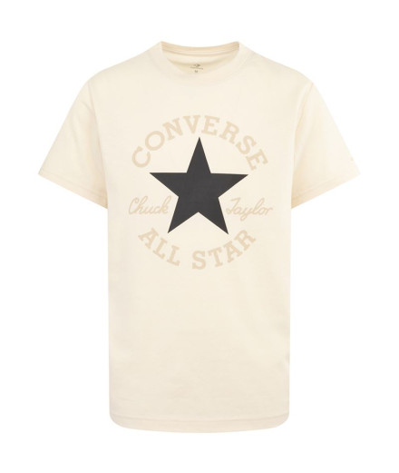 T-shirt Converse Dissected Chuck Patch Enfant Ivoire Naturel T-shirt Converse Dissected Chuck Patch Enfant Ivoire Naturel