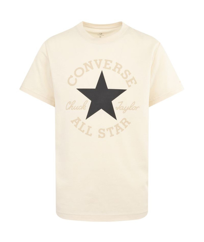Camiseta Converse Dissected Chuck Patch Niño Natural Ivory