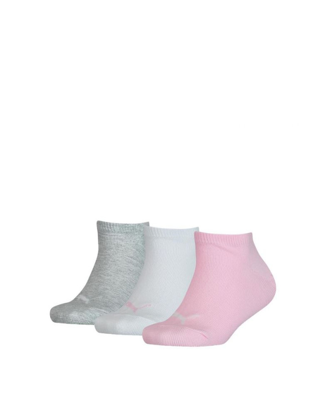 Calcetines Puma Plain Sneaker Infantil Rose Water Pack
