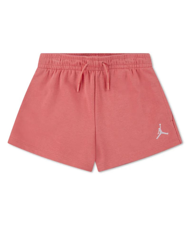 Calça Jordan Jdg Brooklyn Ess Ft Short Infantil Rosa Sal