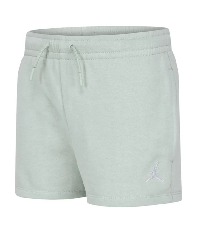 Calça Jordan Jdg Brooklyn Ess Ft Short Infantil Espuma do mar