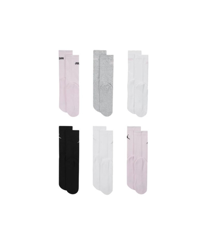 Calcetines Jordan Jhg Girls Crew Niña Rosa Pack