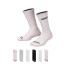 Meias Jordan Jhg Girls Crew Menina Rosa Pack