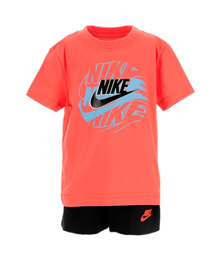 Pantalones Nike Nsw On The Move Jrsy Set Niño Negro