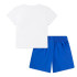 Conjunto Nike Nkb B Nsw On The Move Jrsy Set Infantil Azul Branco