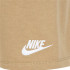 Camiseta Nike Nkn Club Express Ss Tee Short Infantil Bege Branco
