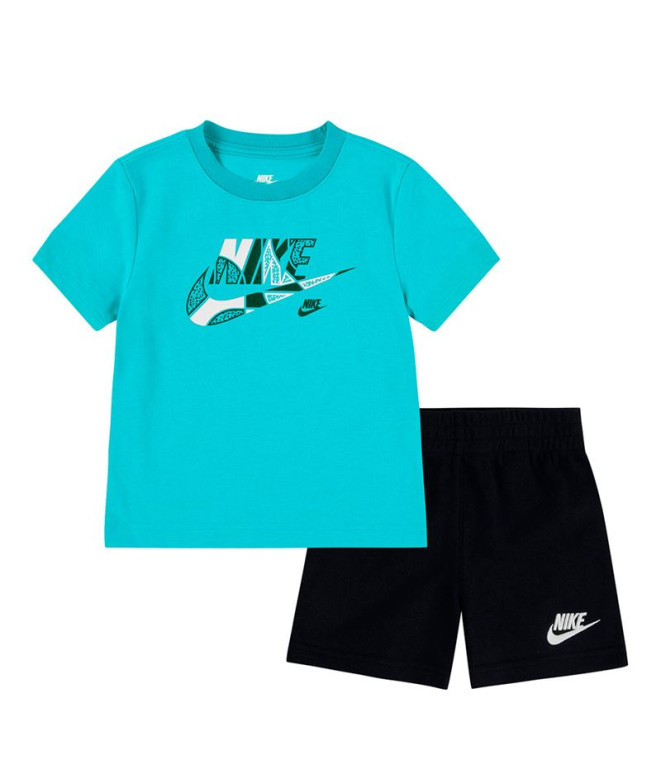 Ensemble Nike Nkb B Nsw Otl Ft Turquoise Noir