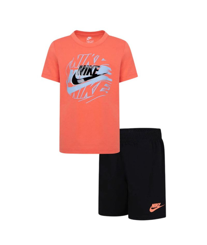 Calça Nike Nsw On The Move Jrsy Set Menino Preto