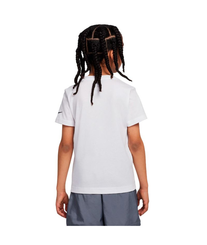 Camiseta Nike Nike Sportswear Swoosh Menino Branco