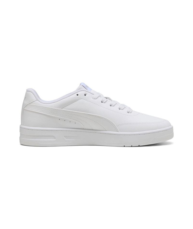 Chaussures Puma Court Classic Clean, Blanc Cool, Homme