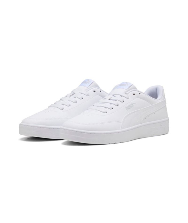 Chaussures Puma Court Classic Clean, Blanc...