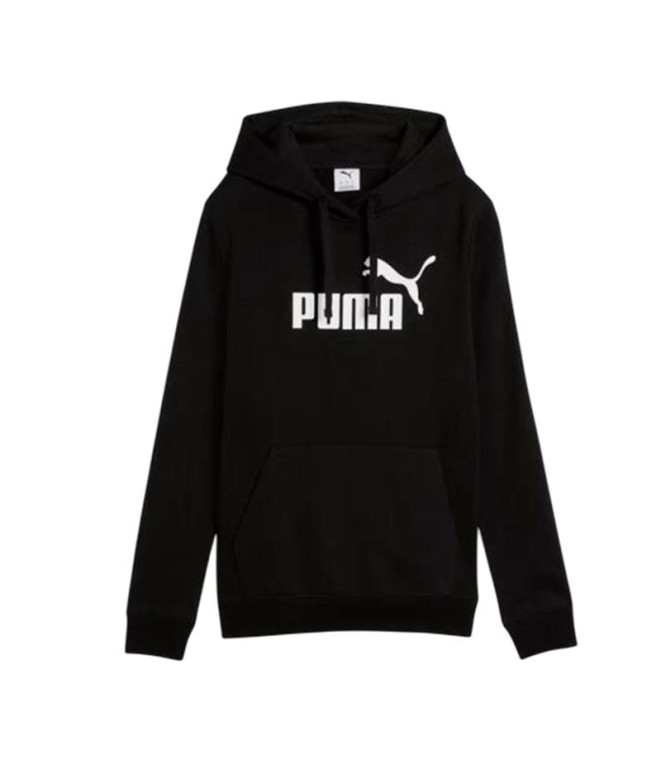 Sudadera Puma Essentials No. 1 Logo Hoodi, Negro Mujer