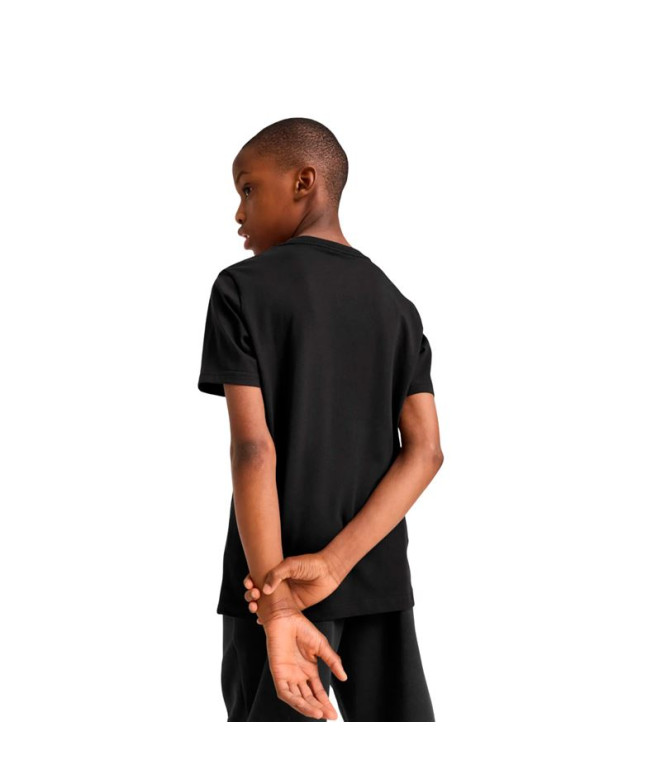 Camiseta Puma Mid90S Graphic Tee I, Negro Infantil