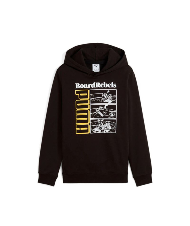 Sudadera Puma Mid90S  Tr B, Negro Infantil