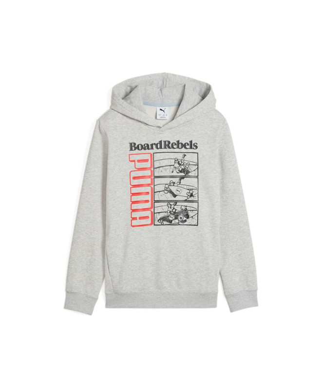 Sudadera Puma Mid90S  Tr B,Light Gray Hea Infantil