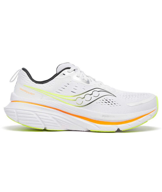 Chaussures de Running Saucony Guide 18 - Blanc/Peel Homme