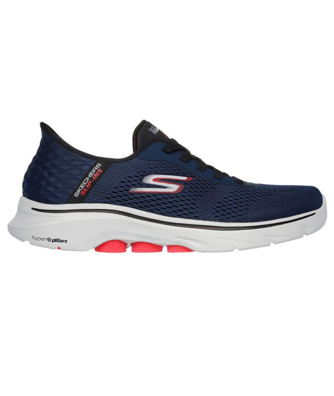 Chaussures Skechers Slip-Ins Go Walk 7 - Free Han Homme Bleu Marine