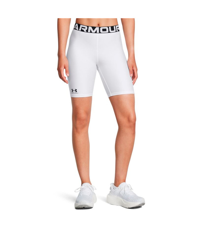 Pantalones Corto de Fitness Under Armour Hg 8In Short Mujer Blanco
