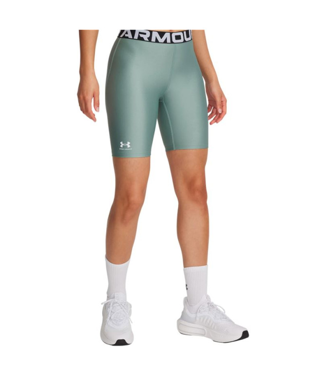 Calça Curtos de Fitness Under Armour Hg 8In Short Mulher Verde