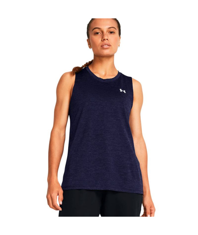 Camiseta Tirantes de Fitness Under Armour Tech Tank Twist Mujer Azul