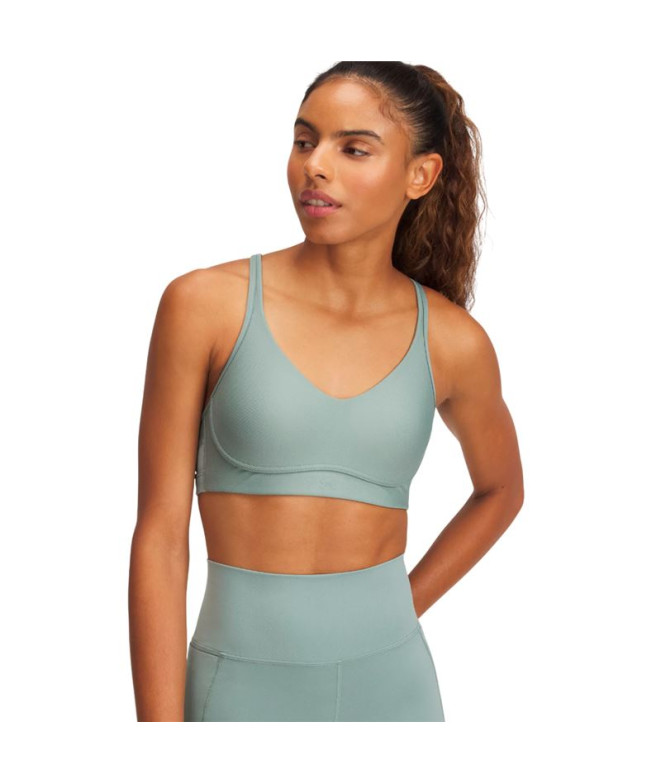 Sujetador Deportivo de Fitness Under Armour Infinity Low 2.0 Mujer Verde