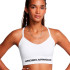 Sutiã esportivo de Fitness Under Armour Vanish Seamless Low Mulher Branco