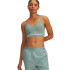 Sutiã esportivo de Fitness Under Armour Vanish Seamless Low Mulher Verde