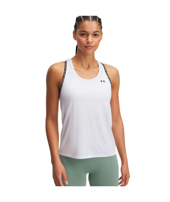 Camiseta Tirantes de Fitness Under Armour Tech Knockout Tank Mulher Branco