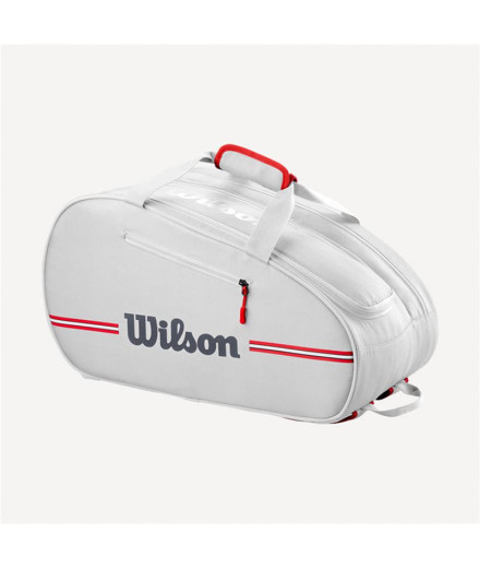 Sac de padel de Padel Wilson Padel Team Bag Blanc Off White Sac de padel de Padel Wilson Padel Team Bag Blanc Off White