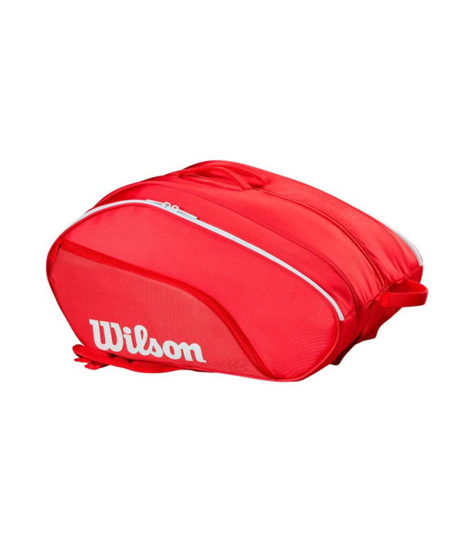 Paletero de Padel Wilson 2025 Padel Tour Bag Red Red Rojo/