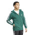 Chaqueta adidas Essentials Fleece 3-Stripes Full-Zip Hombre Verde Oscuro