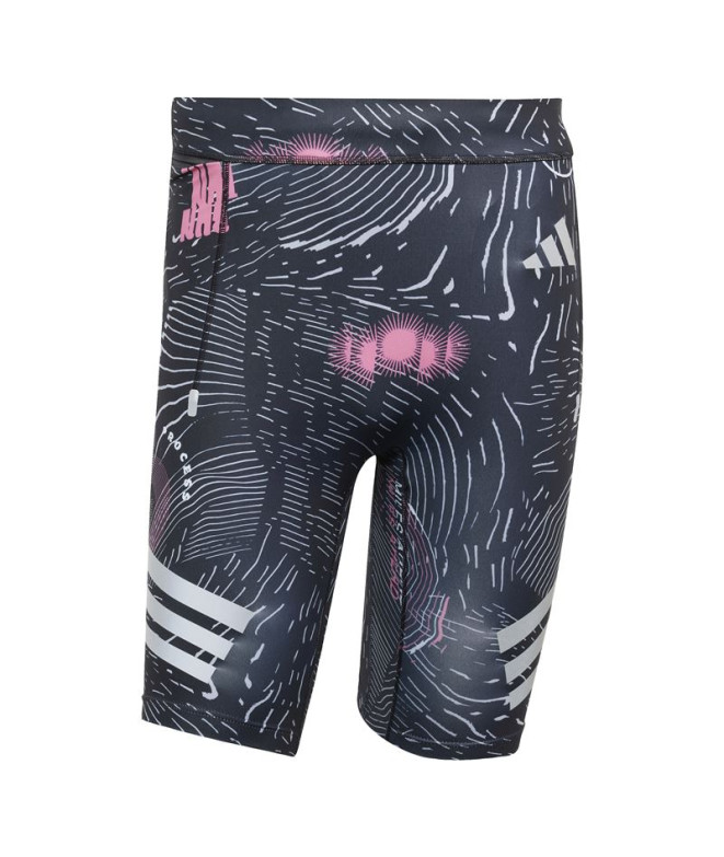 Mallas de Running adidas Btn Biker Hombre Negro