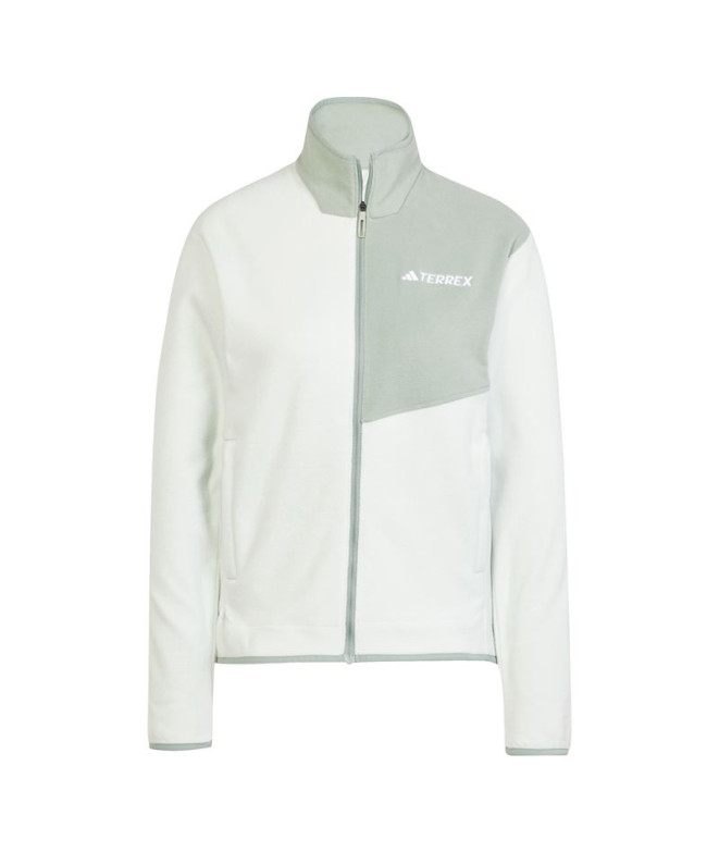 Polar de Montanha adidas Mt Fz Fleece Mulher Verde