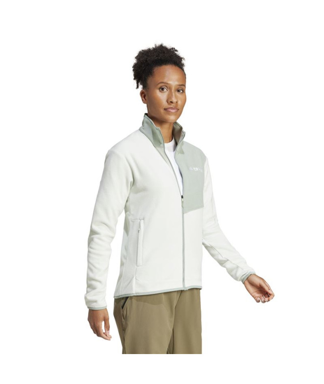 Polar de Montagne adidas Mt Fz Fleece Femme Vert