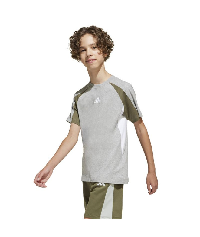 T-shirt adidas Cb Enfant Gris