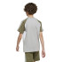 Camiseta adidas Cb Infantil Cinza