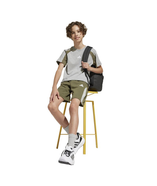 T-shirt adidas Cb Enfant Gris