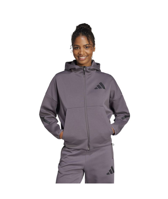 Sweat adidas Z.N.E. Fz Femme Esdegr