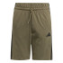 Calça adidas 3 Bandas Kn Sh 210 Infantil Verde Escuro/Preto