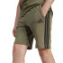 Calça adidas 3 Bandas Kn Sh 210 Infantil Verde Escuro/Preto