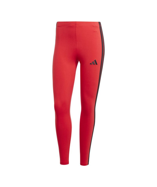 Mallas adidas 3 Bandas Sj Mujer Rubpur/Negro