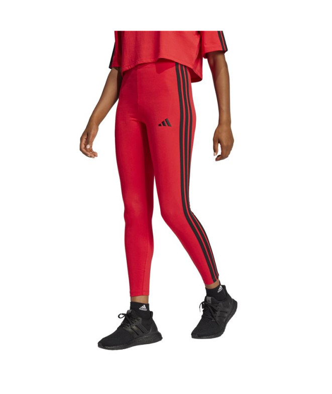 Malhas adidas 3 Bandas Sj Mulher Rubpur/Negro