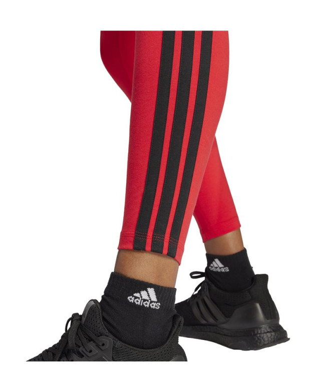 Malhas adidas 3 Bandas Sj Mulher Rubpur/Negro