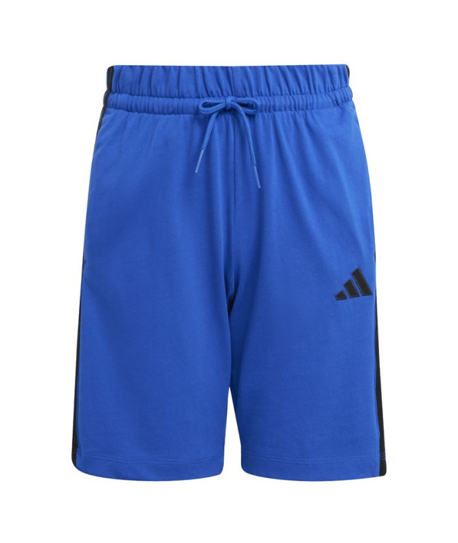 Calça adidas 3 Bandas Kn Sh 210 Infantil Azul/Negro