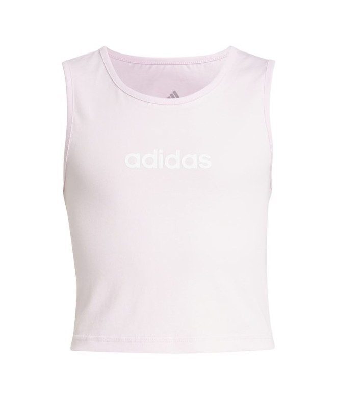 T-shirt adidas Jg Lin Tk 160 Fille Rose