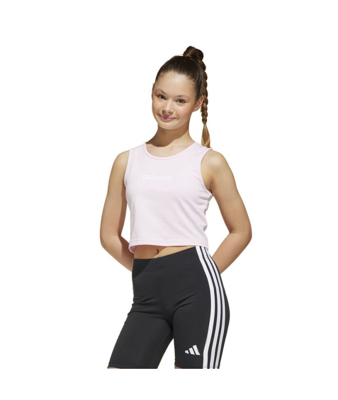 T-shirt adidas Jg Lin Tk 160 Fille Rose